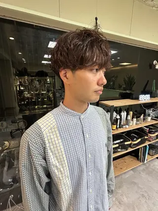 メンズ 渡辺奎斗/ ボブ レイヤーカットのヘアスタイル