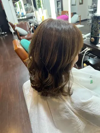 ミディアム カラー ✂️カットモデル募集 ✂️chihiroのヘアスタイル