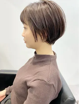 ショート 艶感カラー💫 りょお🫧のヘアスタイル