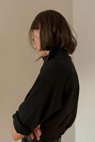 ショート カラー ヘアアレンジ ニュアンスヘア🌔 nanakoのヘアスタイル