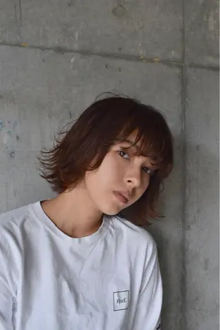 ショート カラー ✨髪質改善縮毛矯正✨ 宇田川修平のヘアスタイル