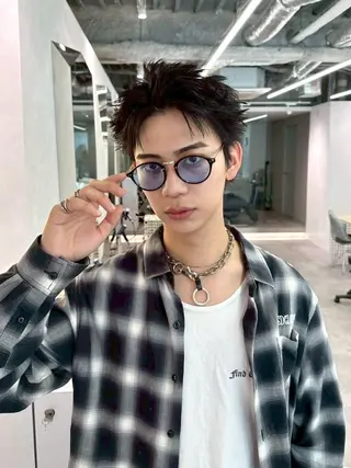 ショート 横浜/メンズ特化/ Farbe/田中颯斗のヘアスタイル