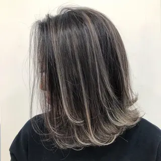 ミディアム 石川 大瑚のヘアスタイル