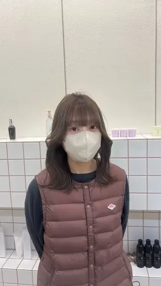 カラー Asumi/丸の内 /ブリーチ/花屋併設のヘアスタイル