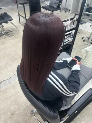 ロング 平澤 梓のヘアスタイル