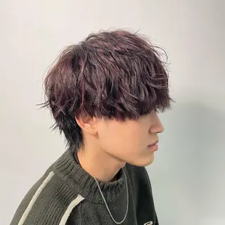 ミディアム カラー パーマ メンズ 【柏メンズパーマ職人 】店長　KAZUMAのヘアスタイル