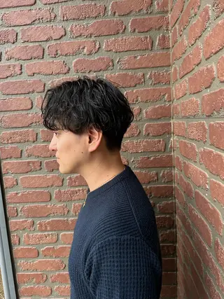 ショート パーマ メンズ 倉持誠也 ショートスタイル特化のヘアスタイル