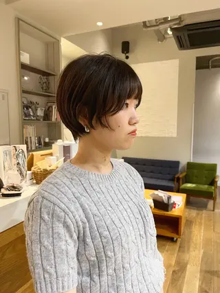 ショート かわい りほのヘアスタイル