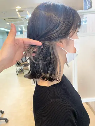 カラー 河本 早智子のヘアスタイル