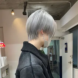 カラー メンズ YUIKA☆髪質改善 小顔カット艶カラーのヘアスタイル