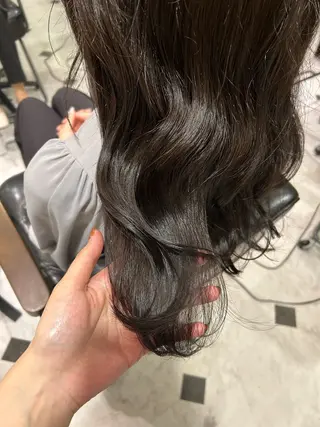 ロング カラー お顔まわりカット たなかちなみ🦤♡のヘアスタイル