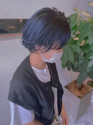 ショート カラー 山﨑 大暉【ダブルカラー】のヘアスタイル