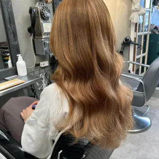ロング ❤️‍🔥シールエク ＋カラー京❤️‍🔥のヘアスタイル