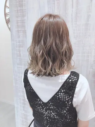 ミディアム カラー 小森 拓哉のヘアスタイル
