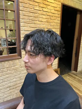 ショート メンズ 藤野 友杏那のヘアスタイル