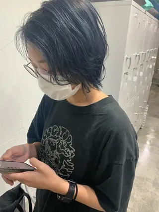 ショート カラー ヘアアレンジ 憧れの艶ハイトーンへ 🌙サイダサキのヘアスタイル