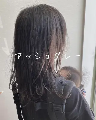 セミロング カラー NOPPO 和泉市 美容室/奥村 飛鳥のヘアスタイル