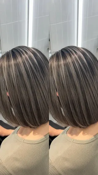 カラー フェード・メッシュ ハイトーン/fumaのヘアスタイル