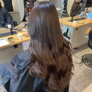 ロング カラー 💘韓国レイヤー上 品カラーruru💘のヘアスタイル