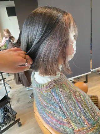 ショート カラー 髪質改善/ブリーチ 田代 龍我のヘアスタイル