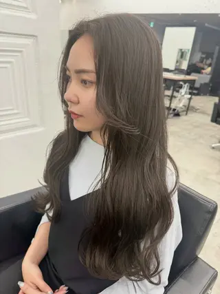 ロング カラー レイヤー🩰顔まわり /透明感/kanaのヘアスタイル