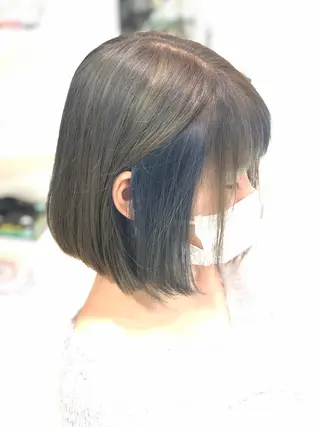 ミディアム カラー 中村 魁登のヘアスタイル