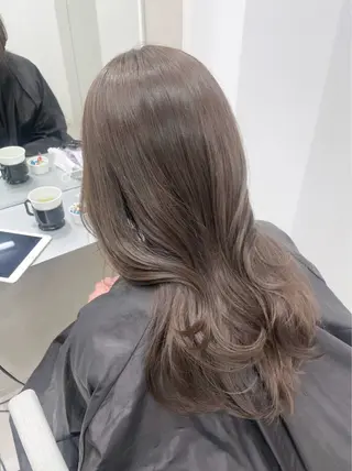 ロング 🦋顔周りカット/レ イヤー/ユリ🦋のヘアスタイル