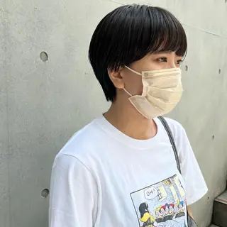 ショート kaho.🌿 ショートヘア⭐️のヘアスタイル
