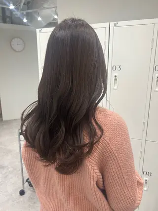 セミロング カラー ヘアアレンジ ボブ /ニュアンス/ satomi🧸💖のヘアスタイル
