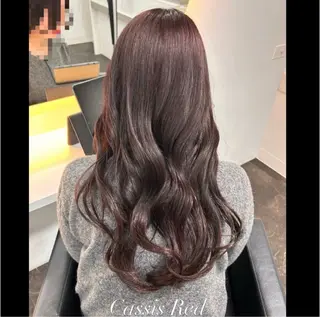 ロング 内藤 友香のヘアスタイル