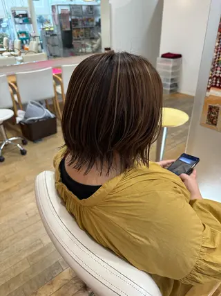 ショート 山本 瑠華のヘアスタイル