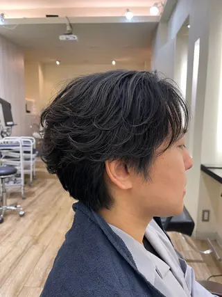 パーマ 全メニュー0円 メンズ特化もゆるのヘアスタイル