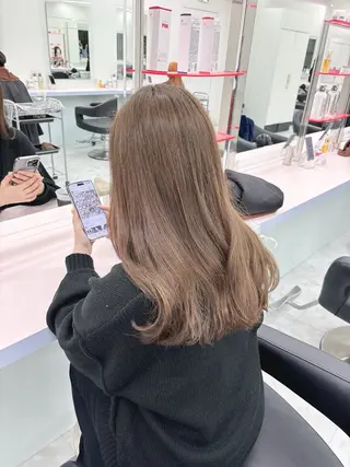 ミディアム カラー 💕STANCE 満足仕上げ💕のヘアスタイル