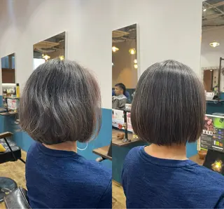 ミディアム 福島 和弥のヘアスタイル