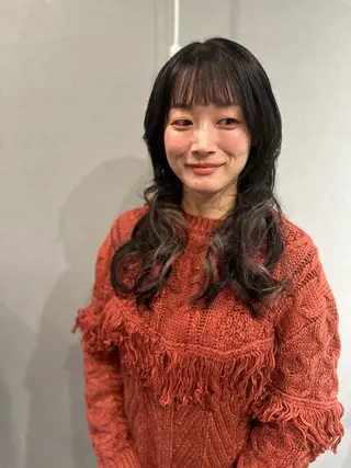 ロング カラー K Harukaのヘアスタイル