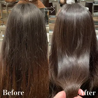 ロング カラー ひなた あゆみのヘアスタイル