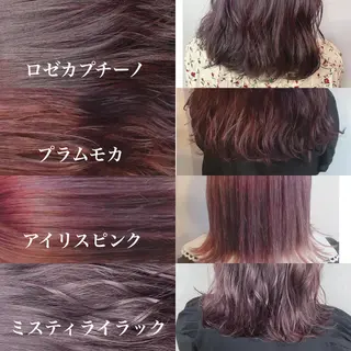 ミディアム カラー パーマ ヘアアレンジ 年間1500人担当 代表　南一路のヘアスタイル