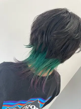 セミロング 難しい髪質の縮毛矯正 高岡/射水/髪質改善のヘアスタイル