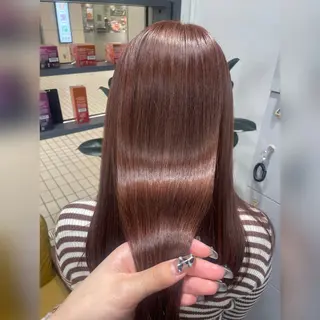 ロング カラー 艶髪/縮毛矯正美容師 🧸YUZU🤍のヘアスタイル