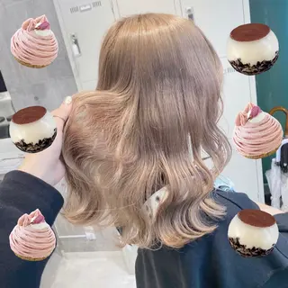 ロング カラー キッズ ダブルカラー特化💍 tiam💍韓国ヘアのヘアスタイル