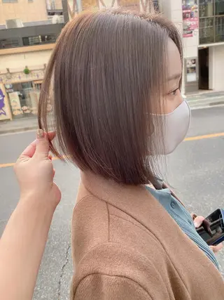 ショート カラー ツヤ髪になりたい方へ 🩷柴田知亜希のヘアスタイル