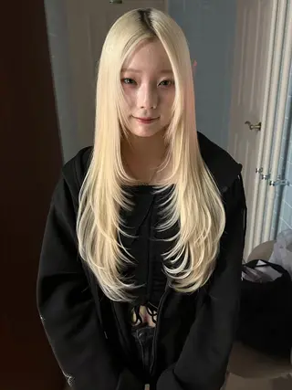 ロング カラー cope'u ROWEN所属・ウルフ/レイヤー/ 渋谷🔮Yudaiのヘアスタイル