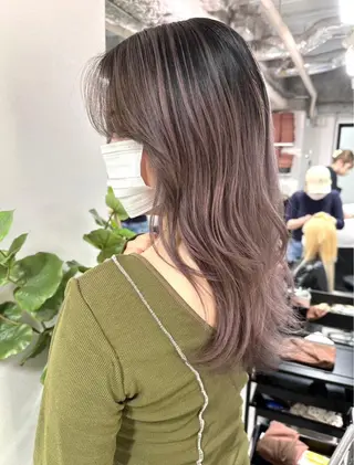 ミディアム カラー 髪質改善・艶髪特化 木村侑平のヘアスタイル