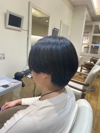 ショート 似合わせカット /ニュアンスパーマのヘアスタイル