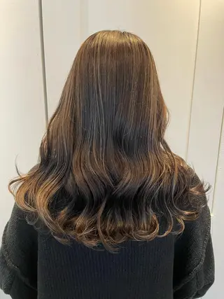 ロング カラー 韓国×網紅ヘア 🤍りん🤍のヘアスタイル