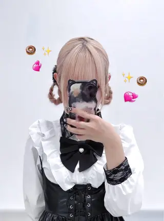 ヘアアレンジ ゆうひ🎀艶カラー/ ヘアメ/チョコカラーのヘアスタイル