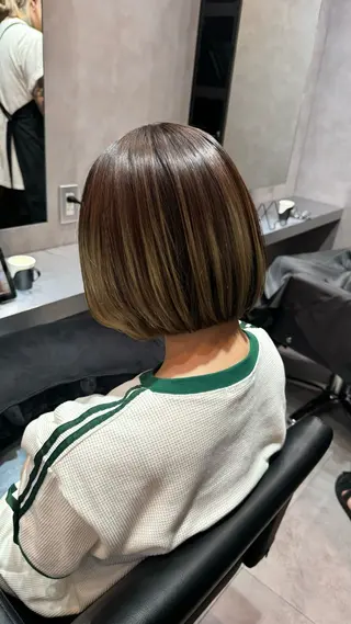 ショート 坂谷 BUCKS/縮毛矯正のヘアスタイル
