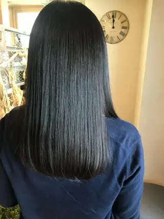 ロング 青木 啓輔のヘアスタイル
