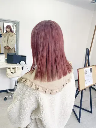 ミディアム カラー 【BIBBIDI】 MIKIのヘアスタイル