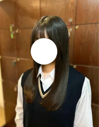 ロング 💜ひな💜縮毛矯正 /透明感/韓国ヘアのヘアスタイル